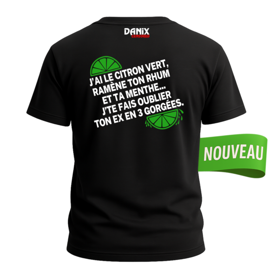 Tshirt CITRON VERT [DANIX CENSORED]